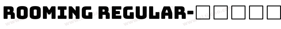 Rooming Regular字体转换